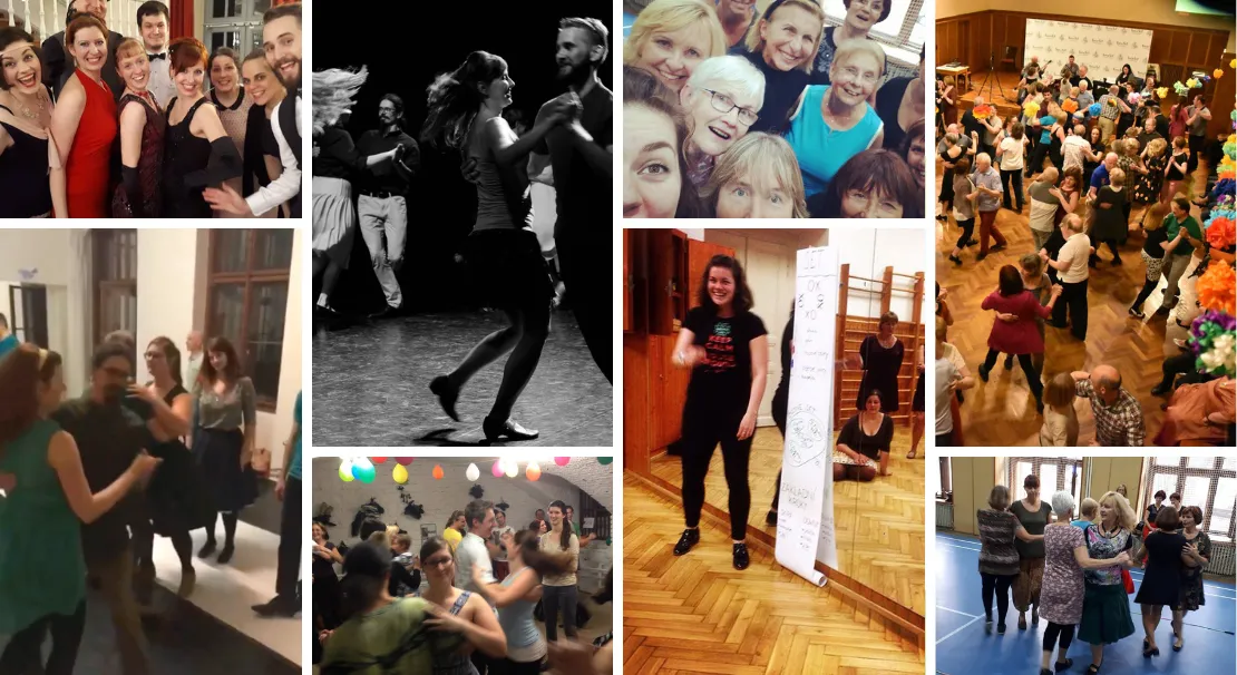 Atmosféra z lekcí irského tance